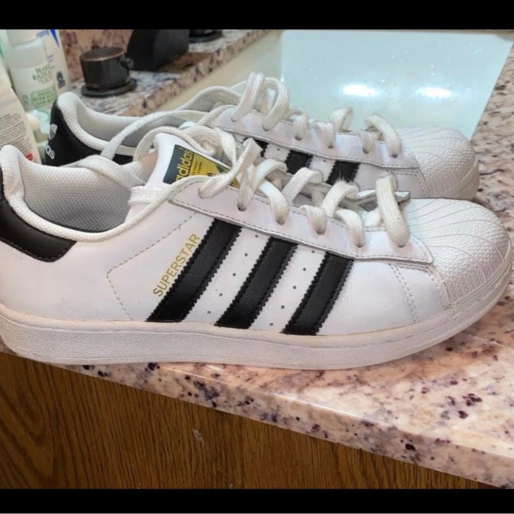 Adidas Superstar White Black Sneakers